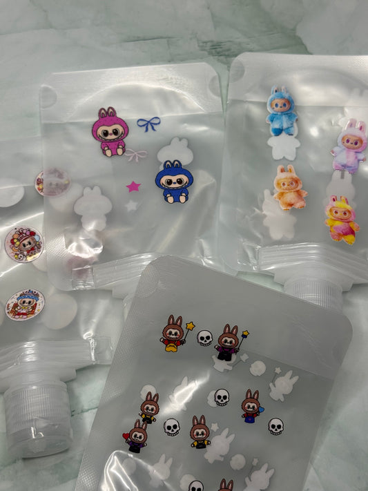 Refillable 4ml Liquid Container – Cute Forest Friends Design (TSA Approved!)