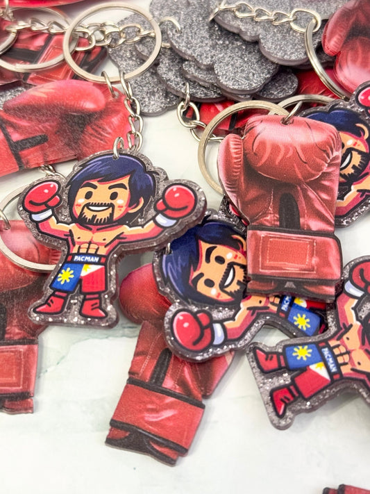 Champion Boxer Keychain with Mini Boxing Glove - Pip & Purlie