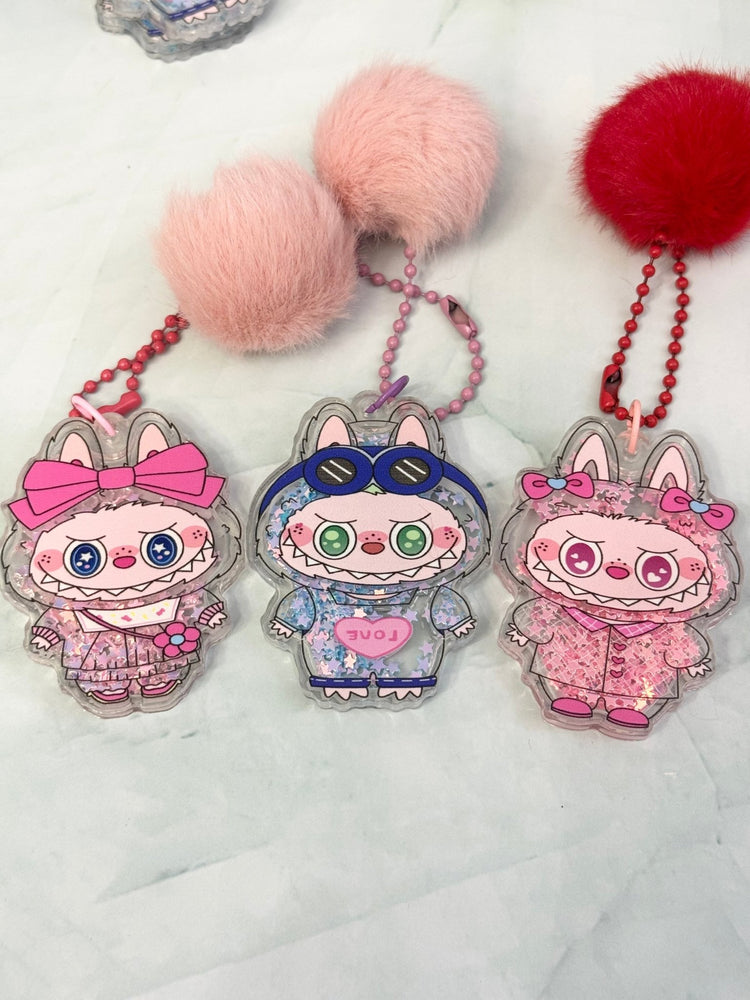 Cute Forest Friends Shaker Keychain - Pip & Purlie