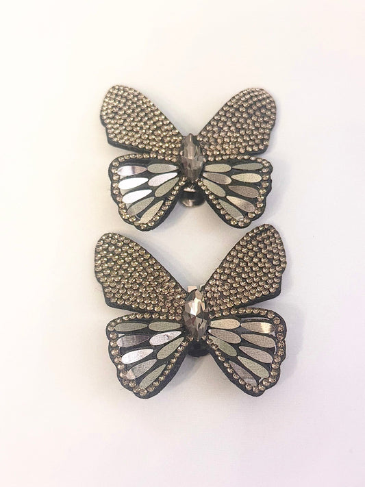 Elegant Rhinestone Shoe Charms | Removable Clip-On Shoe Accessories - Pip & Purlie