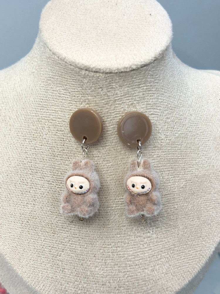 Fuzzy Forest Friends - Statement Earrings (Pair) - Pip & Purlie