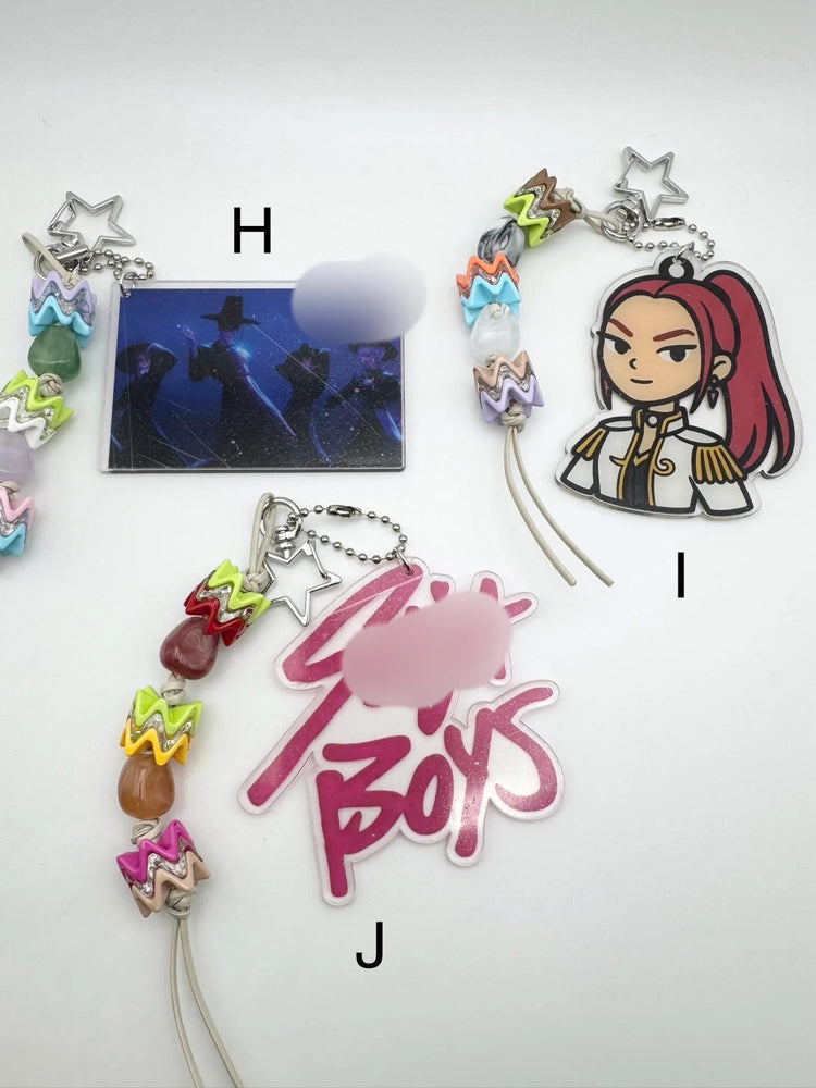 Girl Pop Acrylic Keychains | Cute 8cm Acrylic Collectibles - Pip & Purlie
