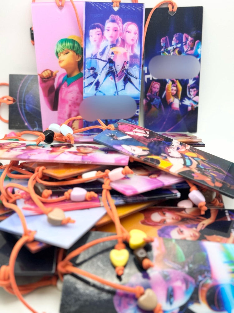 Girl Pop Fantasy Bookmarks - Heart Beads - Pip & Purlie