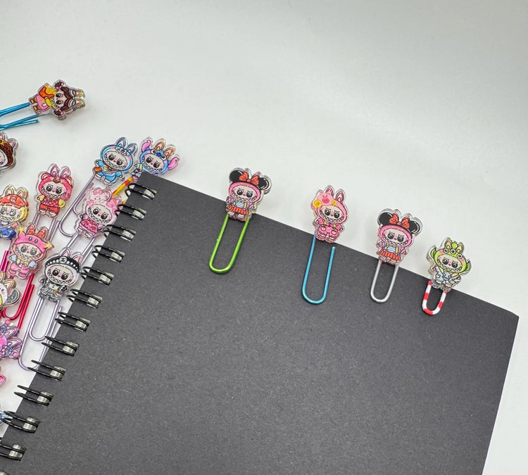 Handmade Monster Metal Paper Clips - Set of 10 - Pip & Purlie
