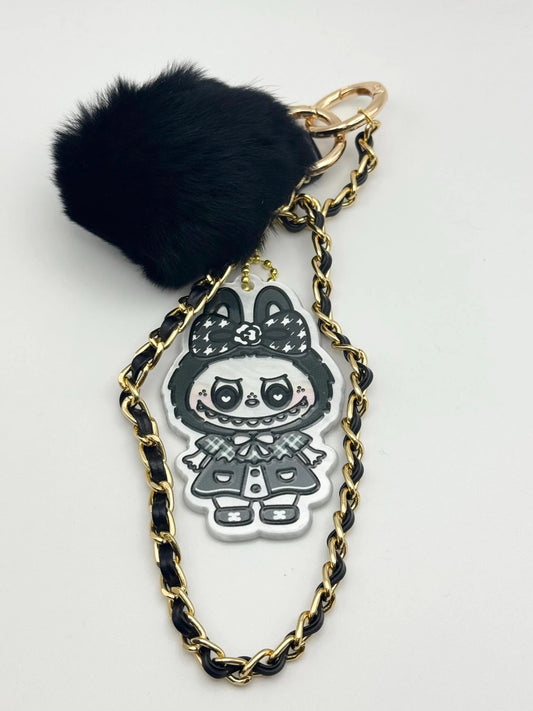 Monster Bag Charm – Gold or Silver, 14” Chain - Pip & Purlie