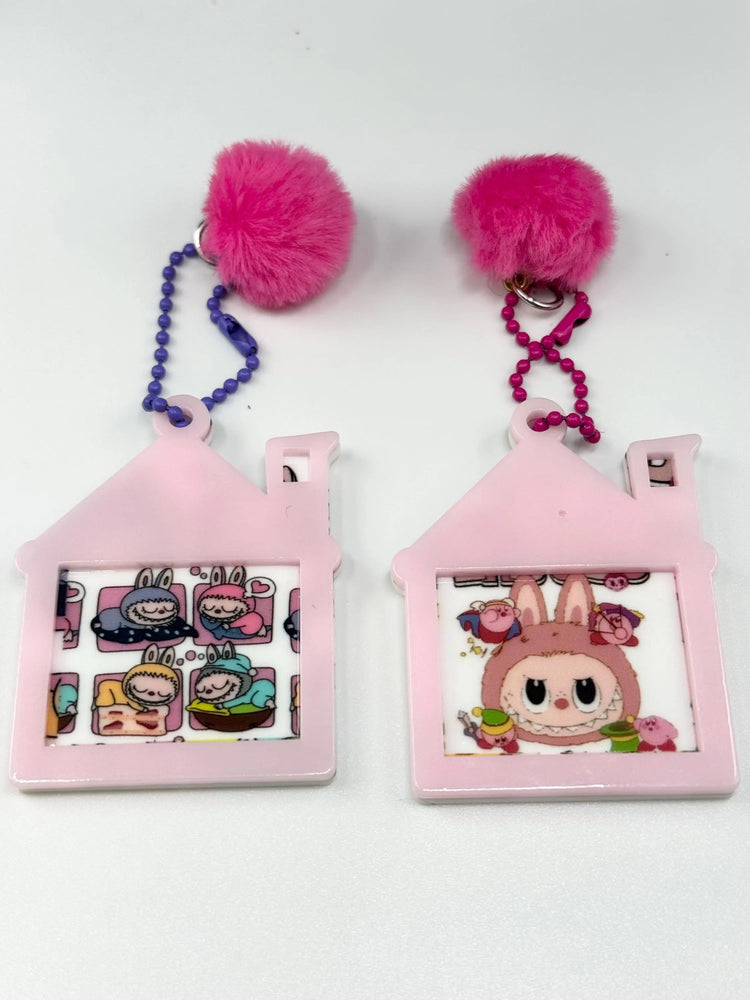 Monster House Shaped Keychain | Cute Character Bag Charm | Kawaii Gift - Pip & Purlie
