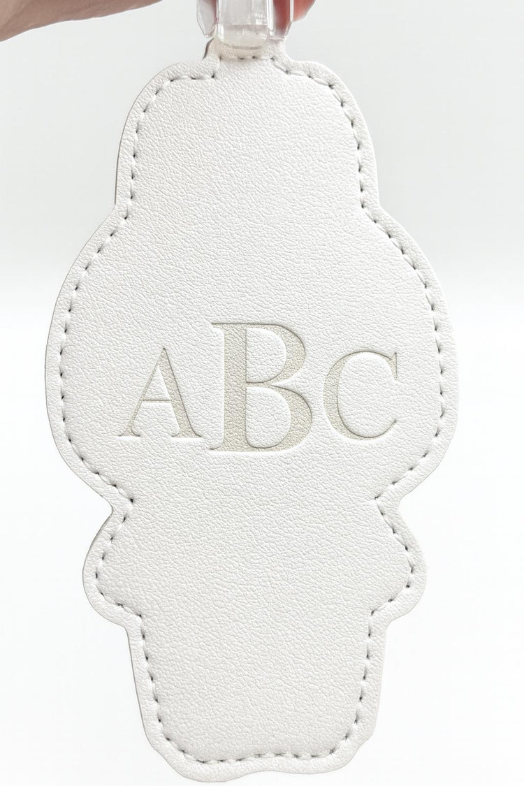 Monster Luggage Tag: Personalized Travel Monogram, 5x2 Inches - Pip & Purlie