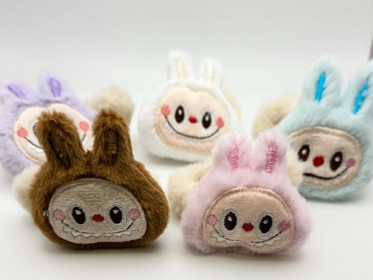 Monster Plushy Hair Ties – Soft Elastic Bands, Colors Vary - Pip & Purlie