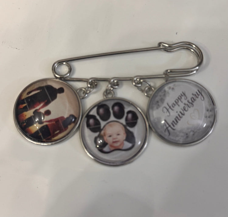 Personalized Memory Charm Pin ✨ - Pip & Purlie