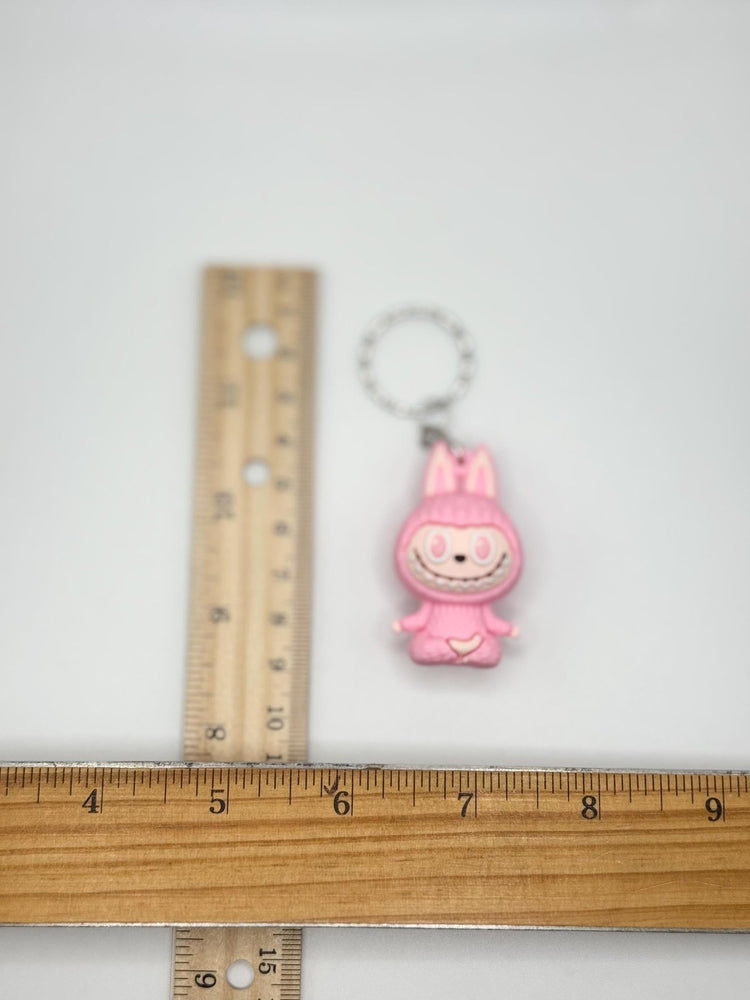 Yoga Monster Keychain: Kawaii Key Ring - Pip & Purlie