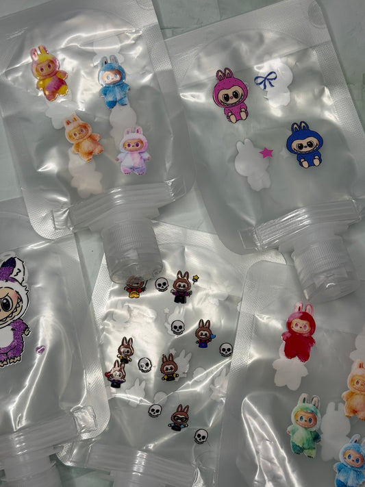 Refillable 4ml Liquid Container – Cute Forest Friends Design (TSA Approved!)