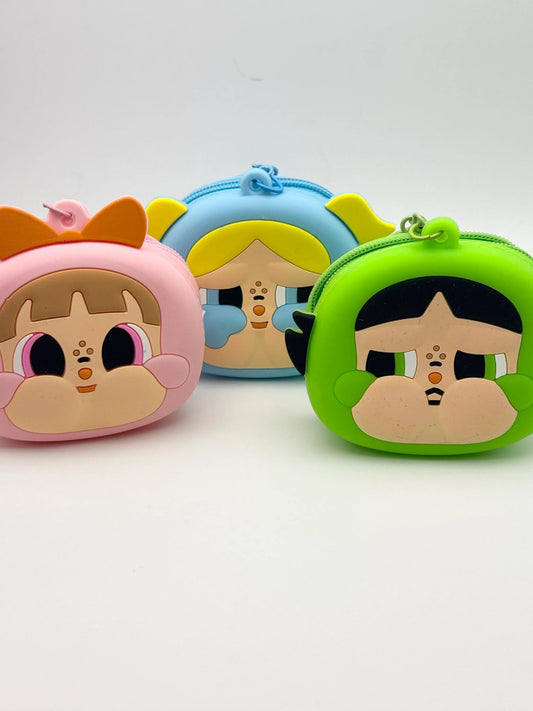 Baby & Monster Rubber Coin Purse Keychain – Super Spacious! - Pip & Purlie
