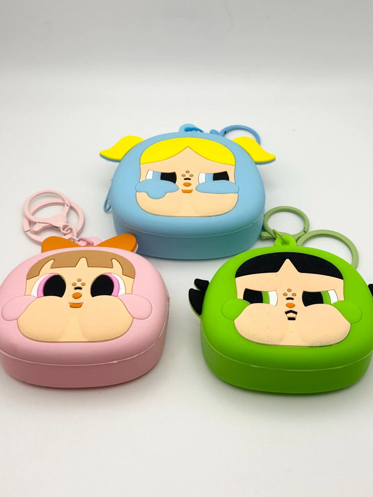 Baby & Monster Rubber Coin Purse Keychain – Super Spacious! - Pip & Purlie