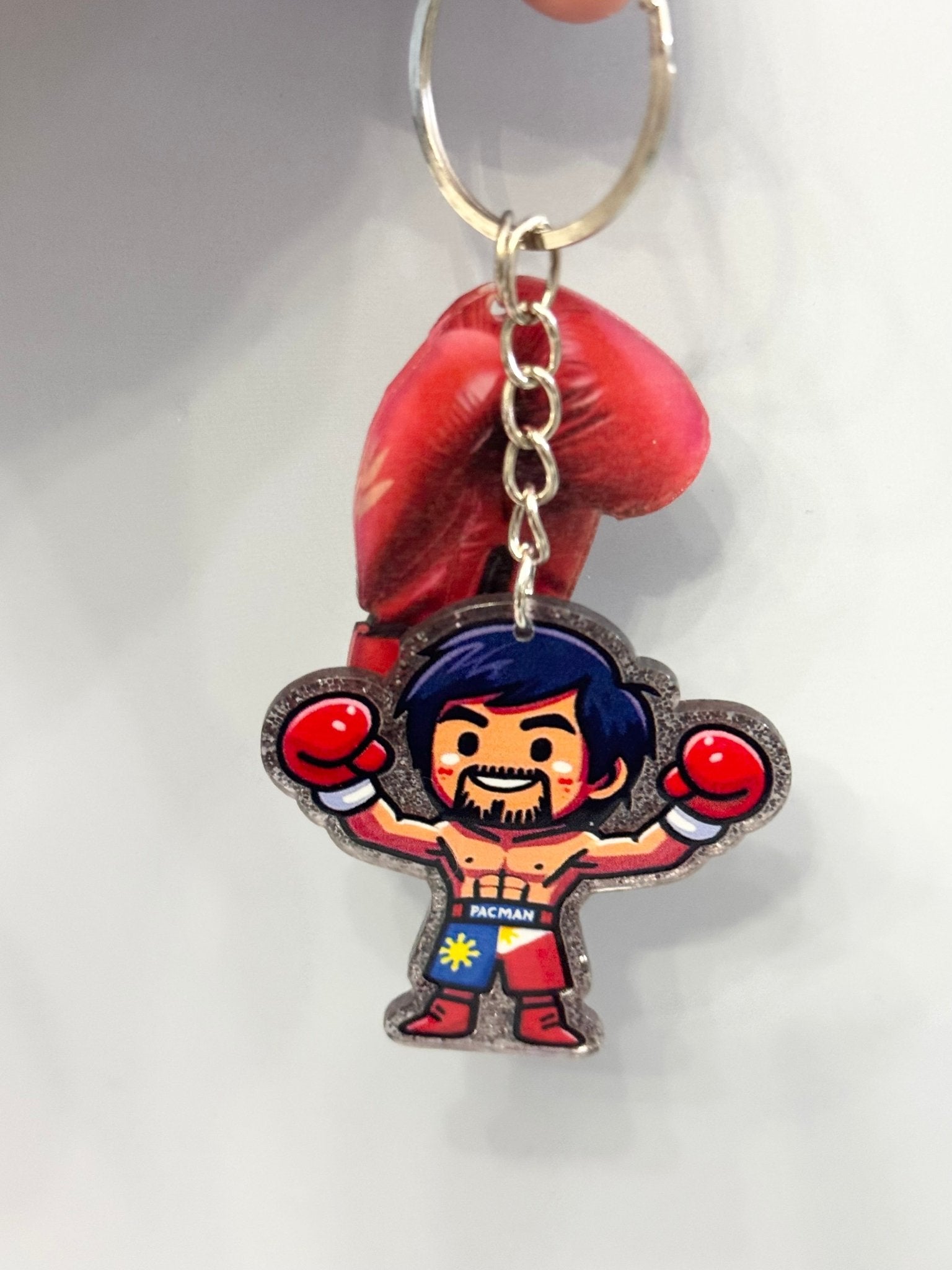 Champion Boxer Keychain with Mini Boxing Glove - Pip & Purlie