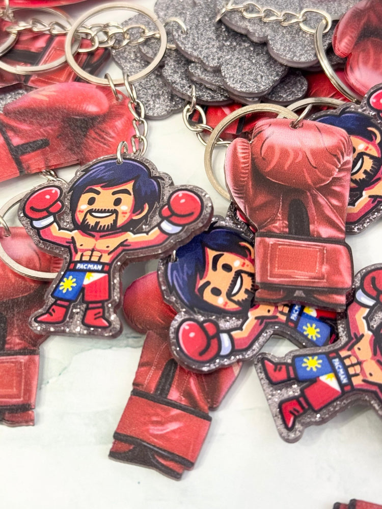 Champion Boxer Keychain with Mini Boxing Glove - Pip & Purlie