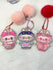 Cute Forest Friends Shaker Keychain - Pip & Purlie
