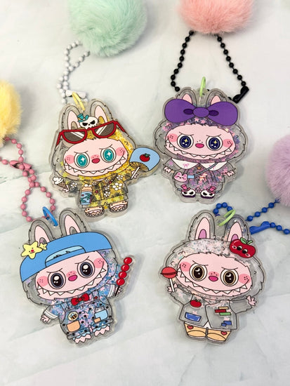 Cute Forest Friends Shaker Keychain - Pip & Purlie