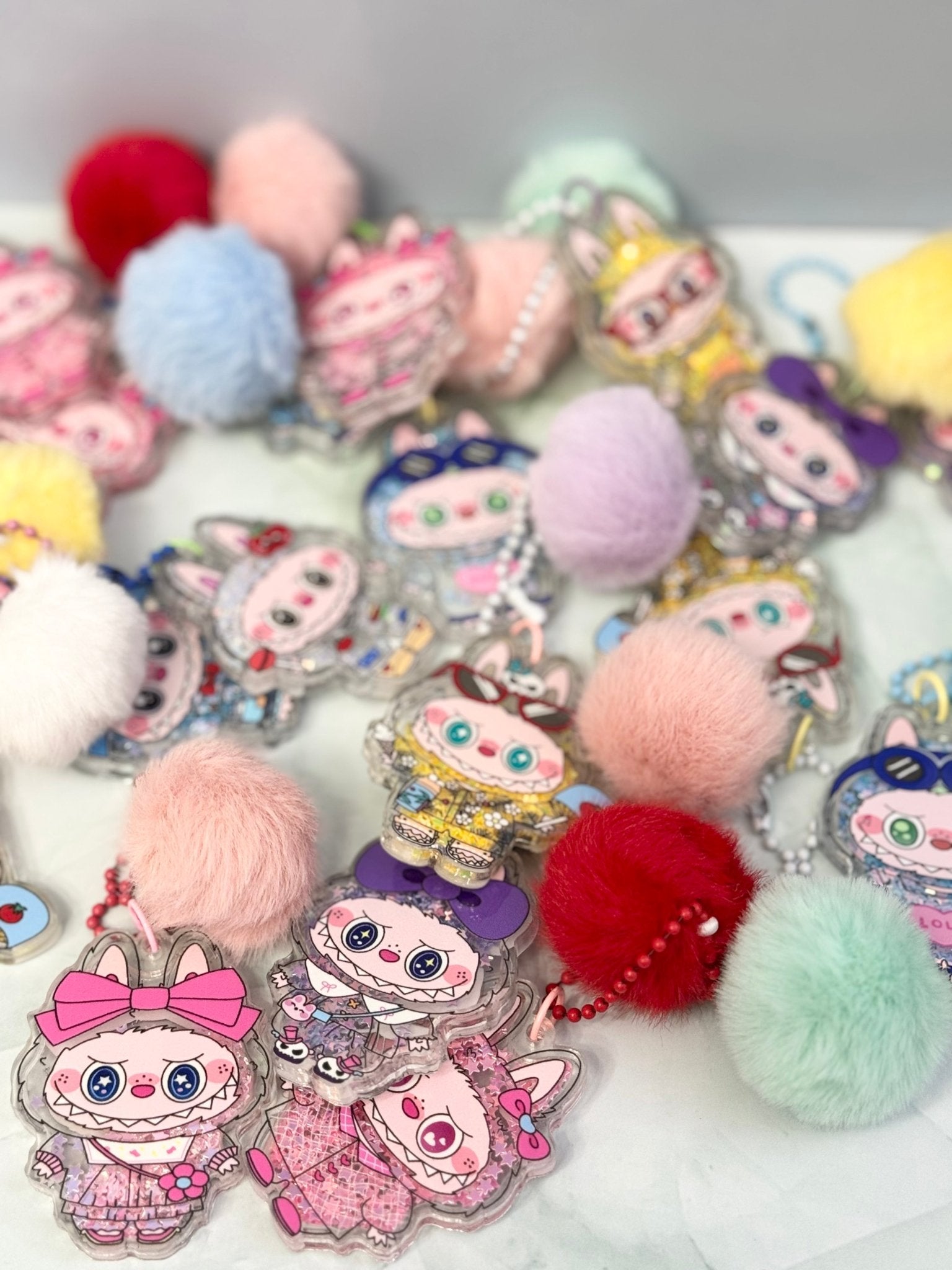 Cute Forest Friends Shaker Keychain - Pip & Purlie