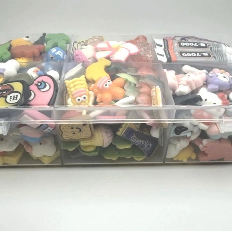 DIY Craft Box: 100+ Random Charms & Accessories with Glue - Pip & Purlie