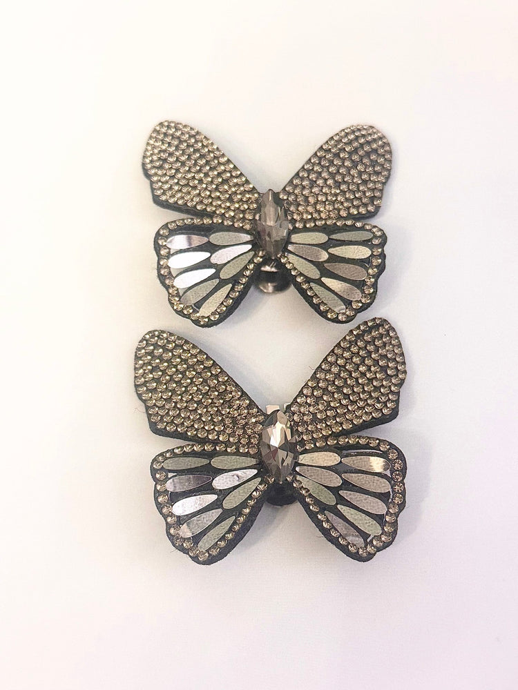 Elegant Rhinestone Shoe Charms | Removable Clip-On Shoe Accessories - Pip & Purlie