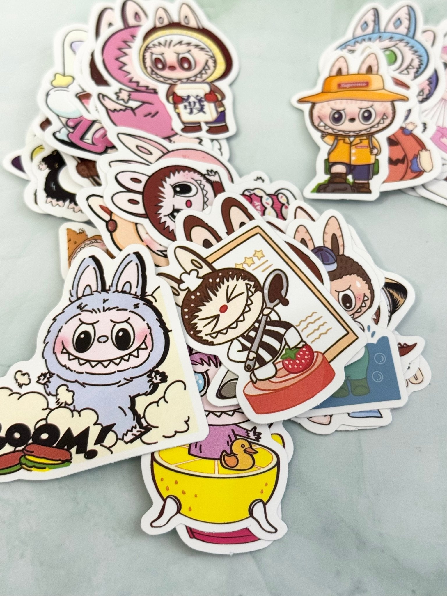 Forest Friend Monster Sticker Pack – 50 Playful, Colorful Designs! - Pip & Purlie