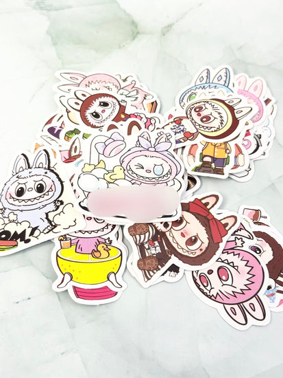Forest Friend Monster Sticker Pack – 50 Playful, Colorful Designs! - Pip & Purlie