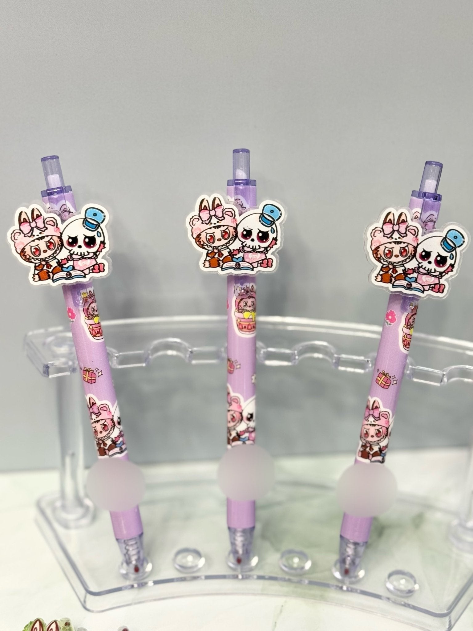 Forest Friends Acrylic Pen – Smooth Black Ink • 4 Colors - Pip & Purlie