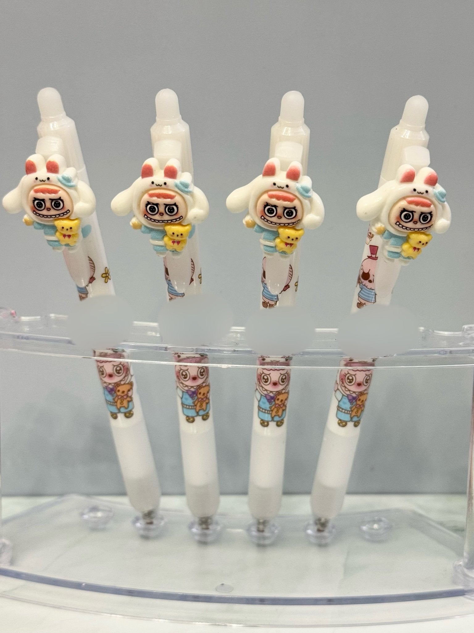 Forest Friends Pen with Charms – Smooth Black Ink • 2 Colors - Pip & Purlie