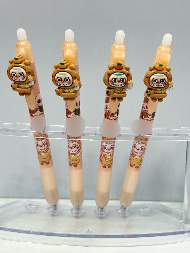 Forest Friends Pen with Charms – Smooth Black Ink • 2 Colors - Pip & Purlie