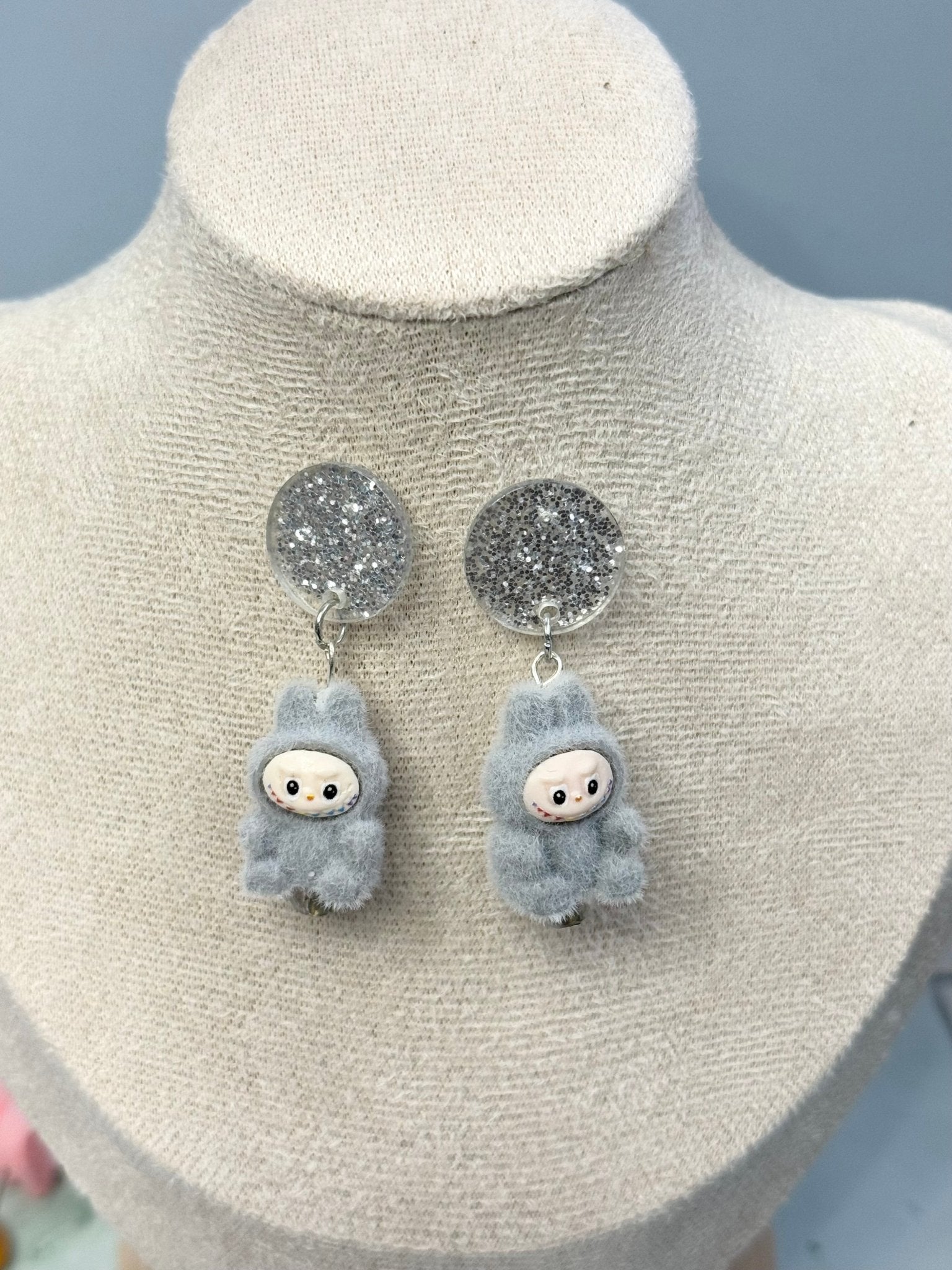 Fuzzy Forest Friends - Statement Earrings (Pair) - Pip & Purlie