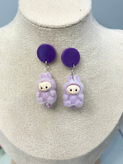 Fuzzy Forest Friends - Statement Earrings (Pair) - Pip & Purlie