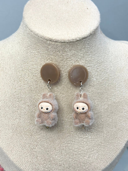 Fuzzy Forest Friends - Statement Earrings (Pair) - Pip & Purlie