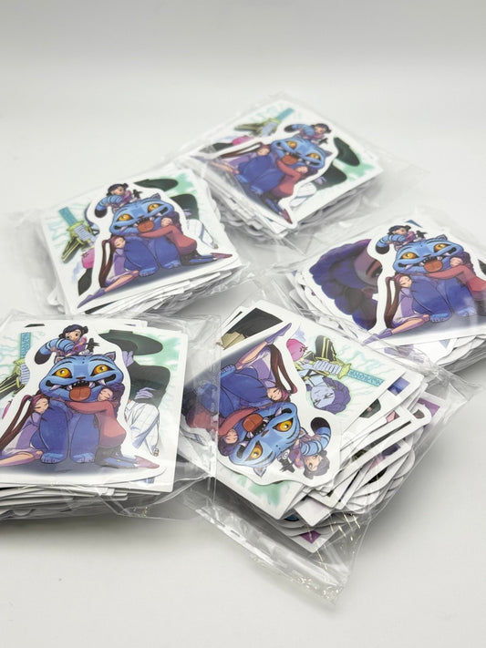 Girl Pop Assorted Stickers – 50+ Variety Pack - Pip & Purlie