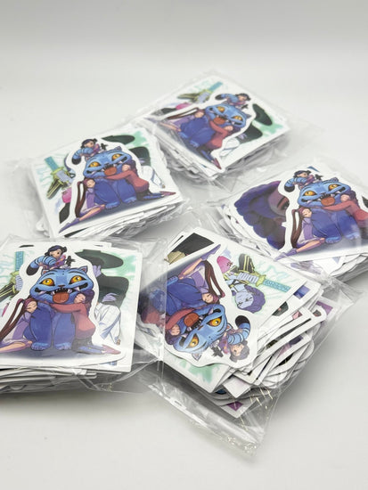 Girl Pop Assorted Stickers – 50+ Variety Pack - Pip & Purlie