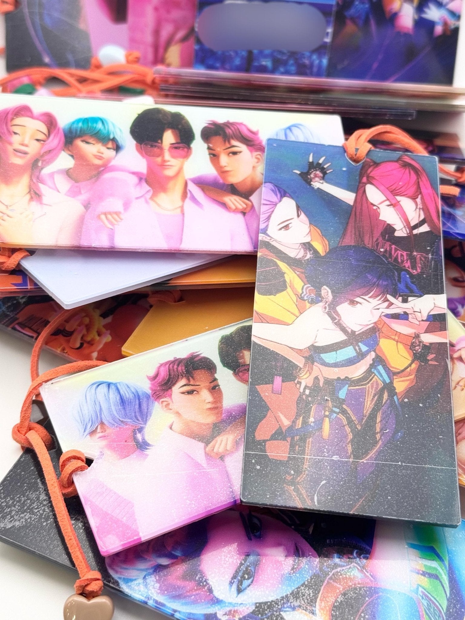 Girl Pop Fantasy Bookmarks - Heart Beads - Pip & Purlie