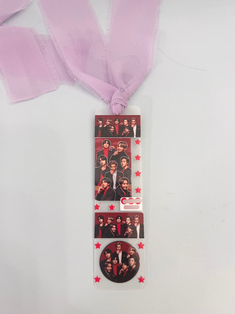 Handmade Purple Bookmark | Concert Freebie | Tassel Bookmark - Pip & Purlie