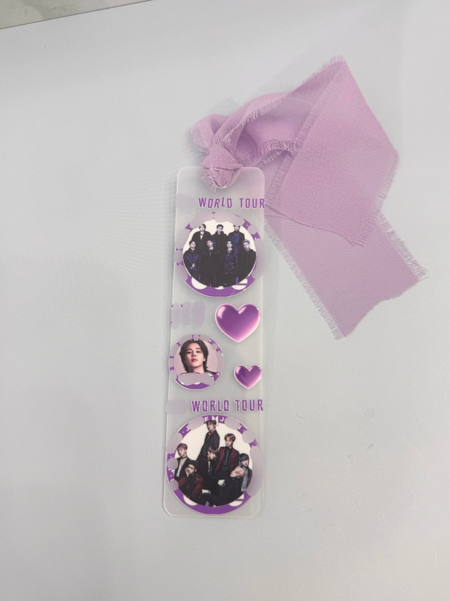 Handmade Purple Bookmark | Concert Freebie | Tassel Bookmark - Pip & Purlie