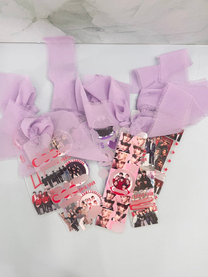 Handmade Purple Bookmark | Concert Freebie | Tassel Bookmark - Pip & Purlie