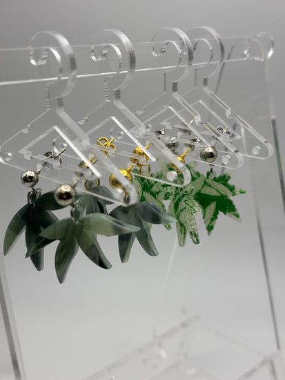 Happy Leaves Earrings | 420 - Friendly Jewelry | Gold & Silver Hardware | Stylish or Gag Gift - Pip & Purlie