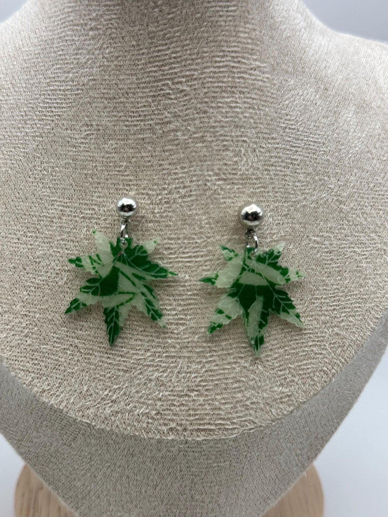 Happy Leaves Earrings | 420 - Friendly Jewelry | Gold & Silver Hardware | Stylish or Gag Gift - Pip & Purlie