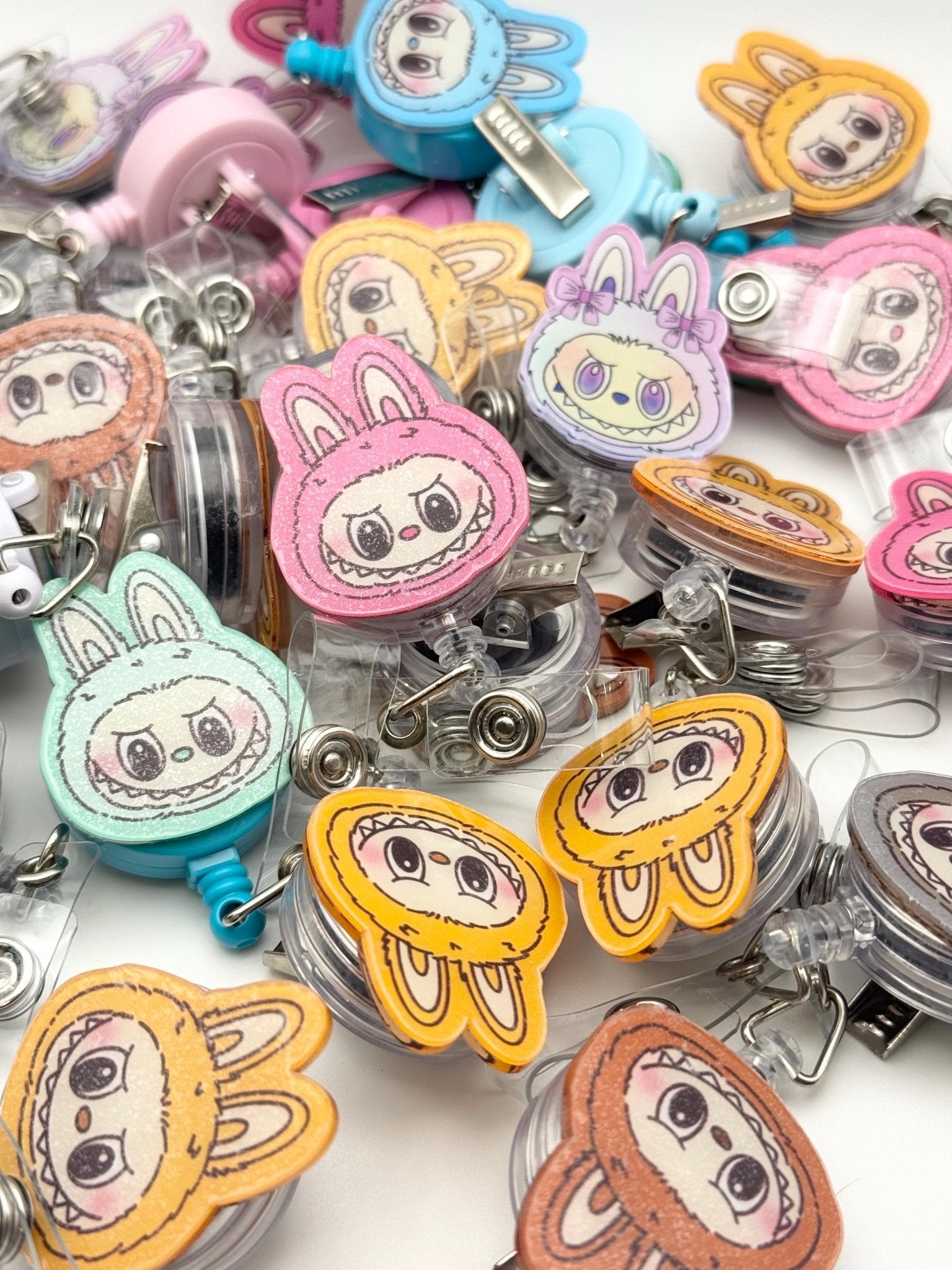 Monster Badge Reel: Fun Retractable ID Holder - Pip & Purlie