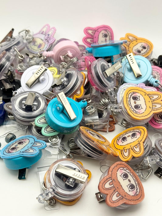 Monster Badge Reel: Fun Retractable ID Holder - Pip & Purlie