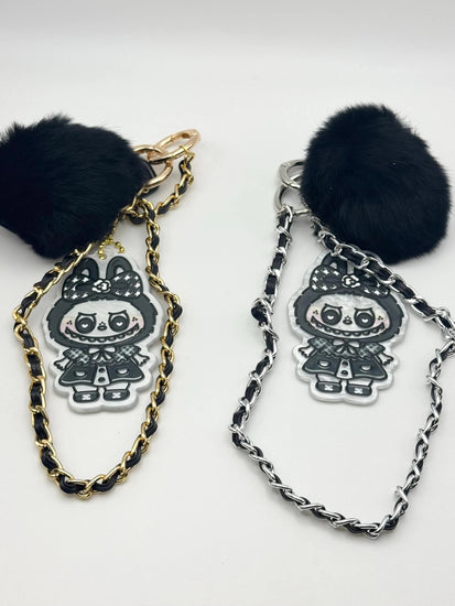 Monster Bag Charm – Gold or Silver, 14” Chain - Pip & Purlie