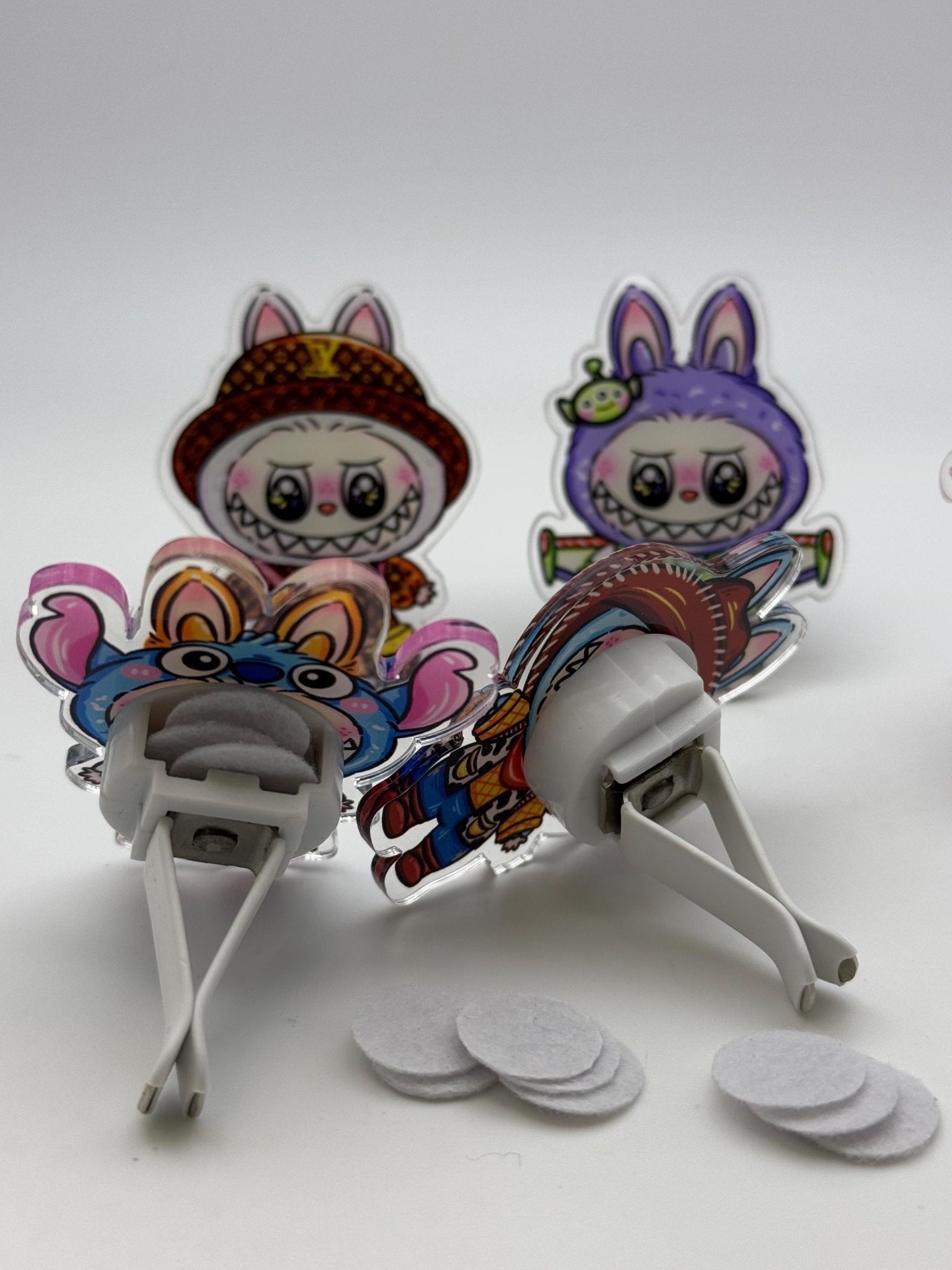 Monster Car Air Freshener Clip: Refillable Scent Diffuser - Pip & Purlie