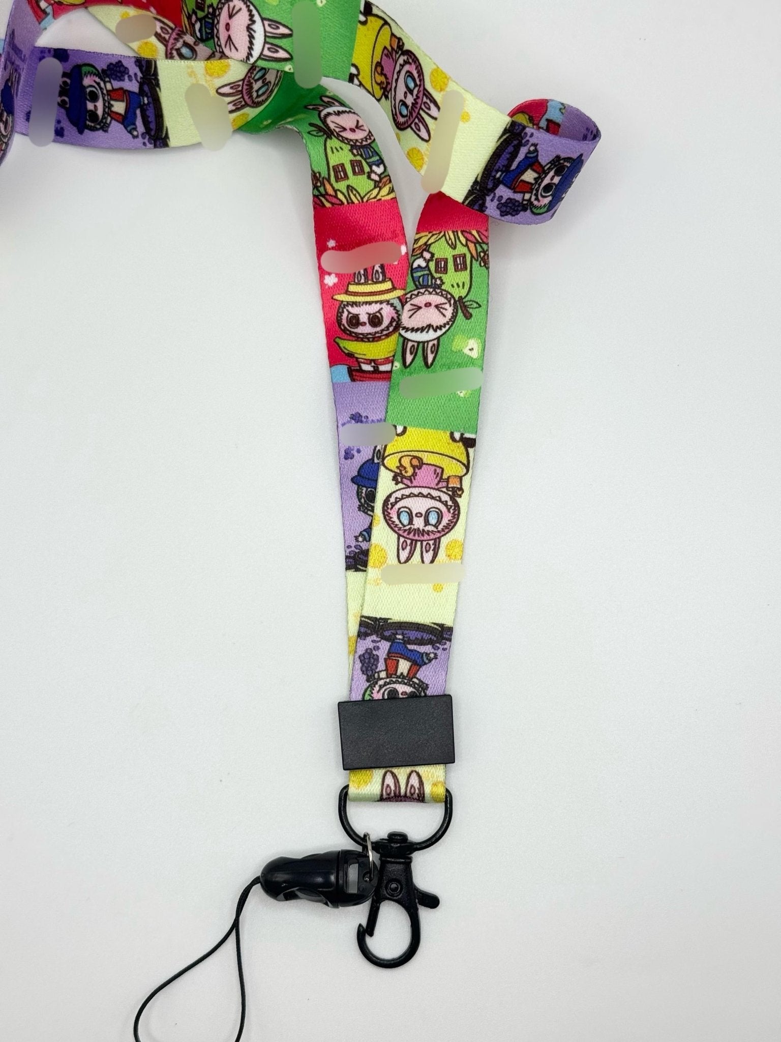 Monster Character Lanyard: Colorful Whimsical ID Badge Holder - Pip & Purlie