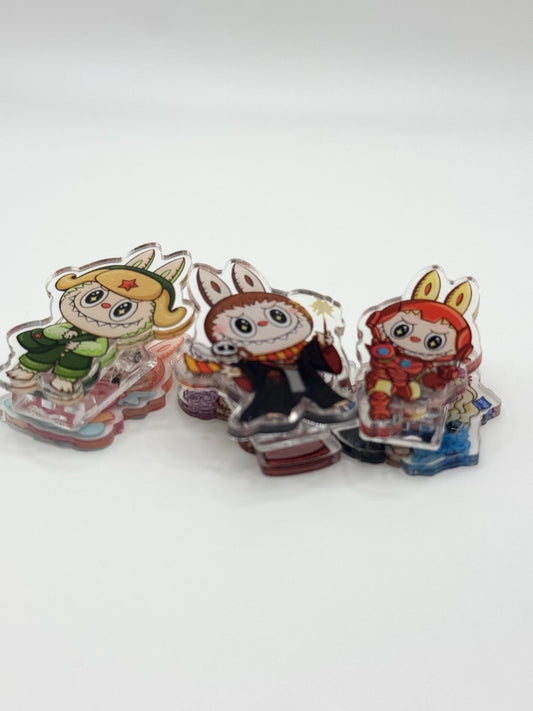 Monster Clips – Set of 3 Random Cute Acrylic Clips Perfect for Office, School - Pip & Purlie