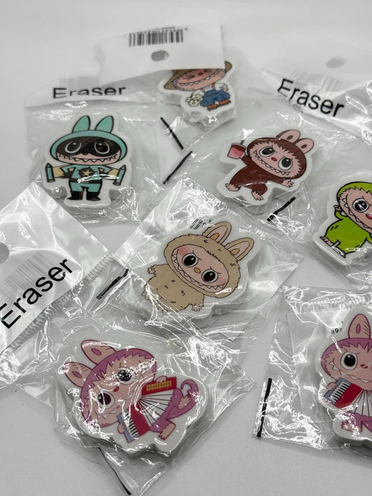 Monster Erasers with Cute Designs - Pip & Purlie