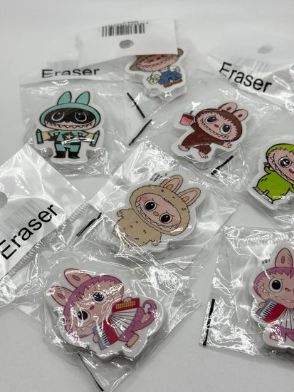 Monster Erasers with Cute Designs - Pip & Purlie