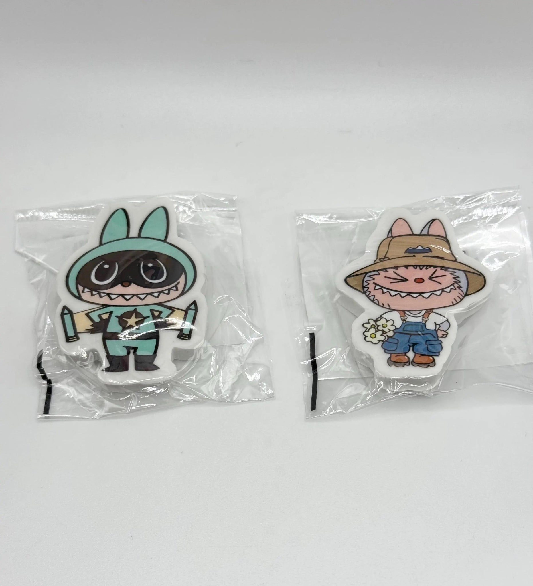 Monster Erasers with Cute Designs - Pip & Purlie