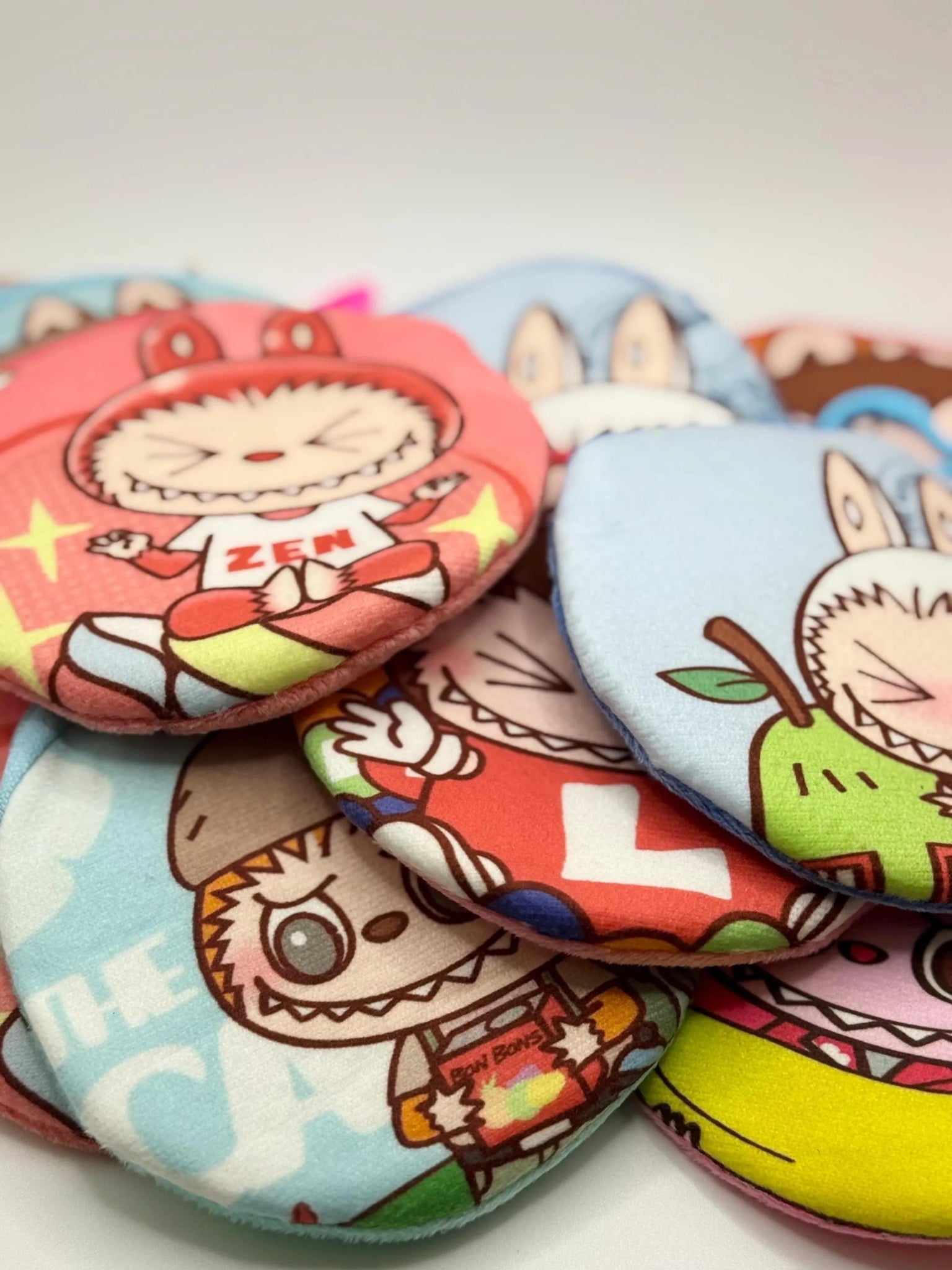 Monster Fabric Monster Coin Purse - Lip Balm, Earphone Holder Cute & Compact - RANDOMLY picked - Pip & Purlie